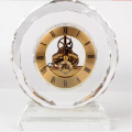 Promotional Crystal Table Clock Crystal Gift for Business Souvenirs Gifts